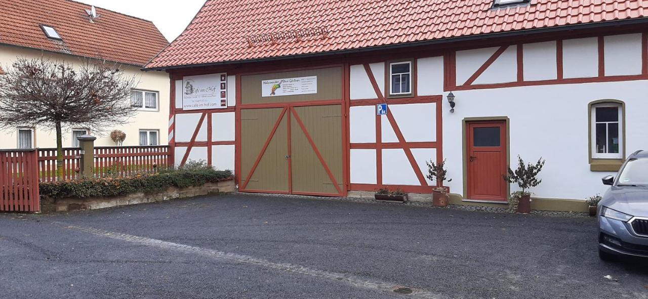 Cafe Im Hof- Bed & Breakfast Streufdorf Exterior photo